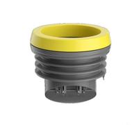 BEAZOOM Junta de brida de inodoro extendida con triple sistema de protección, anillo de silicona de alta elasticidad para prevención de olores, azul (D)