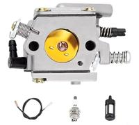 BEAZOOM Kit de carburador, kit de motor alimentado por combustible de motosierra con bobina de alto voltaje aceite de tubo de combustible (dos)