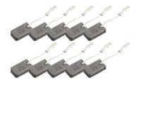 BEAZOOM Paquete de 6 cepillos de carbono E64 GWS12-125S GWS12-150SE amoladora angular de 1200 W, 6 x 10 x 17 mm, kit de reparación de motor con resortes