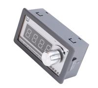 BEAZOOM Potenciómetro de pantalla digital de 10 K, resistencia variable programable, controlador R ajustable, inversor PLC, lectura LED de 0.4 pulgadas, 10 K