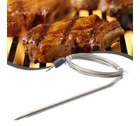 BEAZOOM Sonda de repuesto para termómetro de carne para ThermoPro TP25 y | Sonda de repuesto para termómetro de carne ThermoPro TP25 TP27, sensor de acero inoxidable 304 con clip de limpieza
