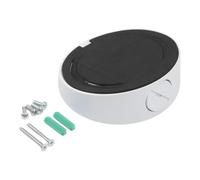 BEAZOOM Soporte de montaje inclinado de 15 grados para domo Hikvision DS | Cámaras, adaptador de techo en ángulo de plástico ABS blanco compatible con DS-2CD2132F-I DS-2CD2112F-I DS-2CD3112-I, We