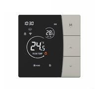 BEAZOOM Termostato inteligente WiFi para Tuya, controlador de temperatura 3A/16A para calefacción eléctrica de suelo y caldera de gas, funciona con, gris (gris 3A-WIFI)