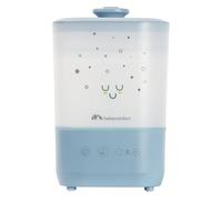 Bebeconfort Humidificador de Aire Cool-Mist, Luz de Noche para Bebé con 7 Colores, Tecnología Ultrasónica (hasta 48 h), Depósito de Fácil Llenado de 2,1 L, Autoapagado, Cepillo de Limpieza, Blue