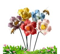 Bebedero Exterior para Abejas de Jardín 5 Piezas Decorativas Cerámicas En | Bebedero para mariposas y abejas para el Colibrí al Aire Libre el Patio Trasero Patio Interior Césped y Gr