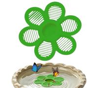 Bebedero Flotante De Abejas Bebedero Con Forma Floral 19,3 Cm | Estación De Agua Para Las Mariposas Para Usar En Jardines Traseros Patios Estanques Piscinas Granjas Y Fuentes Al Aire Libre