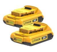 BECDXPal 2pcs 18V 3.5Ah Batería para DeWalt 18V Batería | Compatible para DeWalt Batería DCB181 DCB182 DCB184 DCB200 DCB205