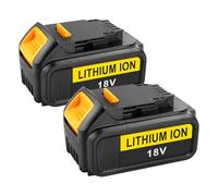 BECDXPal 2X 18V 5,0Ah Bateríe para Dewalt 18V Batería DCB181 DCB184 | Compatible con Dewalt Batería DCB184 DCB180 DCB181 DCB182 DCB200 DCB201 DCB204
