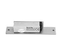 Bediffer Cerradura de Cátodo Eléctrico de 12V CC, Cerradura de Puerta Electromagnética de Acero Inoxidable Duradera para Puertas de Seguridad, Fuerza de Sujeción de 250kg