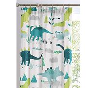 Bedlam Dino-Glow in The Dark - Juego de Funda nórdica y Funda de Almohada para Cama Doble, Multicolor, Pencil Pleat Curtains