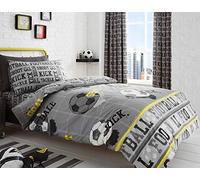 Bedlam FTBGY11PGU Juego de funda de edredón, 52 % poliéster, 48 % algodón, 135x200 cm, Gris