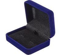 Beebeecraft Cajas de Terciopelo para Gemelos Estuche de Joyería de 2.38x2.99x1.18(5) cm Cajas de Regalo para Compromisos Cumpleaños Y Aniversarios