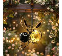 Beenen Deko Solarleuchte,Hängende Beenen Solarlichter für Außen, Clip-on Beenen Solarlampen,Solarleuchten Garten,Solar Hängende Bee Deko für Garten, Bäume, Terrasse, Weihnachten, Hochzeiten, Partys
