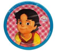 BeenSmile, 8 PLATOS 18 CM HEIDI, Platos Desechables para Fiesta de Cumpleaños Infantil, Artículos de Decoración para Fiestas Temáticas