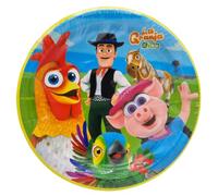 BeenSmile, 8 PLATOS 18 CM LA GRANJA DE ZENON, Platos Desechables para Fiesta de Cumpleaños Infantil, Artículos de Decoración para Fiestas Temáticas