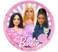 BeenSmile, 8 PLATOS 23 CM BARBIE, Platos Desechables para Fiesta de Cumpleaños Infantil, Artículos de Decoración para Fiestas Temáticas