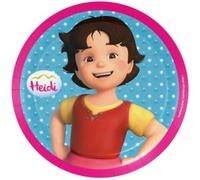 BeenSmile, 8 PLATOS 23 CM HEIDI, Platos Desechables para Fiesta de Cumpleaños Infantil, Artículos de Decoración para Fiestas Temáticas
