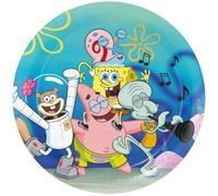 BeenSmile, 8 PLATOS 23 CM SPONGEBOB, Platos Desechables para Fiesta de Cumpleaños Infantil, Artículos de Decoración para Fiestas Temáticas