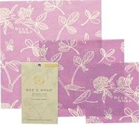 Bee's Wrap Set de Paños de Cera de Abeja - Mimi's Purple Bee's Wrap