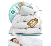 BEFA NATUR Edredón nórdico de plumón Invierno 240x220 cm (2 Piezas) | 90% plumón, 10% Plumas | Extra cálido | antialérgico (NOMITE) | DOWNPASS | Oeko-Tex Clase 1 | Made in Germany