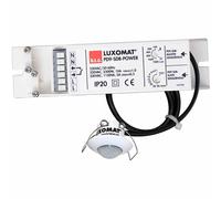 BEG Luxomat, sensor de presencia para instalación empotrada, modelo 92912 PD9-M-SDB-DE, alcance de 360 grados, color blanco