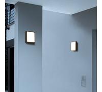 BEGA RZB HB 107 aplique LED exterior cuadrado, frontal
