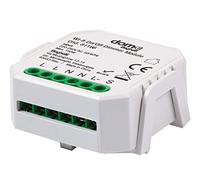 Beghelli - Dom-e interruptor WiFi, módulo actuador inalámbrico On-Off, relé y atenuador inteligente, control de luces desde smartphone, compatible con Alexa y Google Assistant, App Dom-E, grupo,