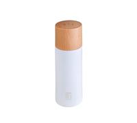 BEGNER Naturally | Juego de especias, juego de salero y pimentero, 5 x 5 x 15,3 cm, de madera, color blanco mate