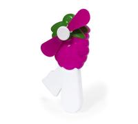 Begoon - Ventilador manual para niños, ventilador de mano, diseño fruta, lote de x2 (Raisin).