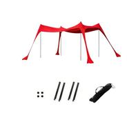 Beimus Picnic Rest - Juego de tienda de campaña para playa, camping, refugio portátil de viaje al aire libre con cubierta de tela abierta, tienda de campaña de tela