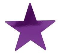 Beistle 55838-PL 36-Piece Foil Star Cutouts, 9-Inch