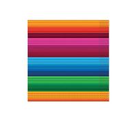 Beistle Fiesta - Servilletas para almuerzo, multicolor
