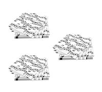 Beistle S58113AZ3 - Servilletas para almuerzo (48 piezas, papel, color blanco y negro