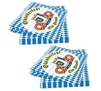 Beistle - Servilletas de almuerzo de papel Oktoberfest, 32 piezas, suministros de fiesta temática alemana