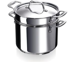 BEKA Chef, 7,6 litros, Acero inoxidable, Acero inoxidable, Cerámica, Gas, Halógeno, Inducción, Placa de cocción sellada, Acero inoxidable, 24 cm