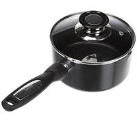 Beka Pro Induc - Cazo con Tapa de Cristal, 16 centímetros, Compatible con inducción, Aluminio, Interior Revestido