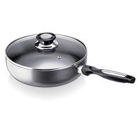 Beka Pro Induc - Cazuela con Tapa de Cristal, 24 centímetros, Compatible con inducción, Aluminio, Interior Revestido