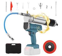 Bekasa Pistola Engrasadora inalámbrica para Makita Batería, 12000PSI Pistola engrasadora eléctrica 140g/min engrasadora bateria 600 ml Cartuchos de Grasa para engrasar vehículos y máquinas