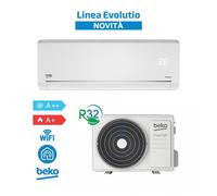 Beko BEHPG185 + BEHPG186 Aire Acondicionado 18000Btu 5,3Kw Evolutio 2025 WiFi, R32 Inverter, Blanco