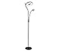 Bel air home - lámpara de pie de salón led 28w+7w con dimmer, genova