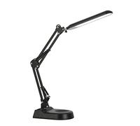 BEL AIR HOME Lámpara Flexo Led Articulable BRIDGE Negro | 3 temperaturas de luz 3000-4000-6500K - 10W - Protección ocular.