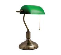BEL AIR HOME - Sobremesa BANCARIO - 1xE27 - (bombilla no incluida) (VERDE-BLANCO)