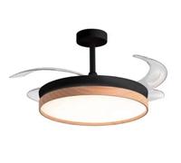 BEL AIR HOME - Ventilador de techo COSMOS con luz LED regulable (3 temperaturas), modo invierno, control remoto y diseño moderno para hogar eficiente y elegante