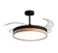 Bel air home ventilador de techo cosmos negro, motor dc silencioso, as