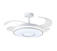 Bel air home - ventilador de techo kira blanco con motor dc silencioso