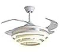 Bel air home - ventilador de techo sfera - motor dc - 3 anillos de luz