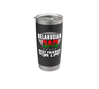 Belarusian Dad Best Friends For Life Funny For Fathers Daddy Vaso térmico de acero inoxidable de doble pared