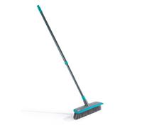 Beldray Anti-Bac 2 en 1 Cepillo para Fregar el Suelo - Fregar, escobilla y Brillo con Mango telescópico de hasta 128 cm, cerdas antiarañazos, Parachoques de Goma, Tratamiento Antibacteriano, Ideal