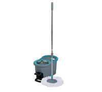 Beldray Juego de trapeadores y Cubos Antibac - Mopa de Hilo de 360°, Cubo de fregona de 4 litros, Sistema de Centrifugado accionado por Pedal, Fibras tratadas antibacterianas, LA036430UFFEU7