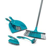Beldray LA024152TQ, Cepillos Para Limpiar, Juego De 5, Incluye Recogedor, Escoba, Cepillo Rascador para Fregar, Cepillo Para Platos, Conjuto Con Asas Suaves, Idonea Para Limpiar Todas áreas Del Hogar